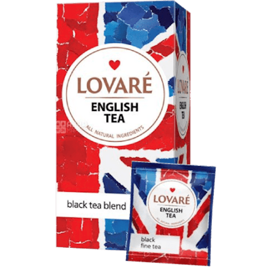 LOVARE TEA BLACK  ENGLISH 24TB