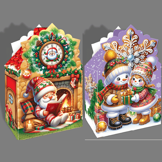 New Year gift box mix “Snegoviki” & “Gnome by the fireplace” 400 gr  Ametist