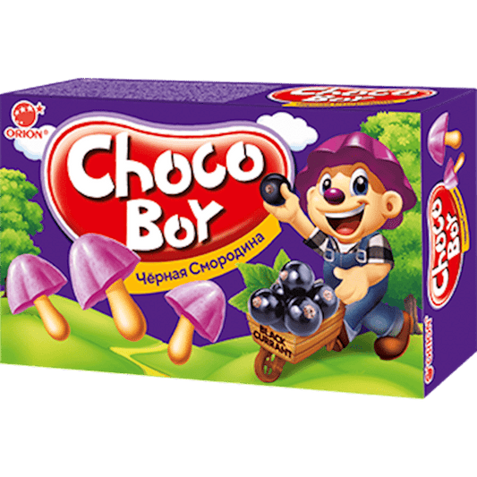 COOKIES BLACK CURRANT 45G ORION CHOCO-BOY