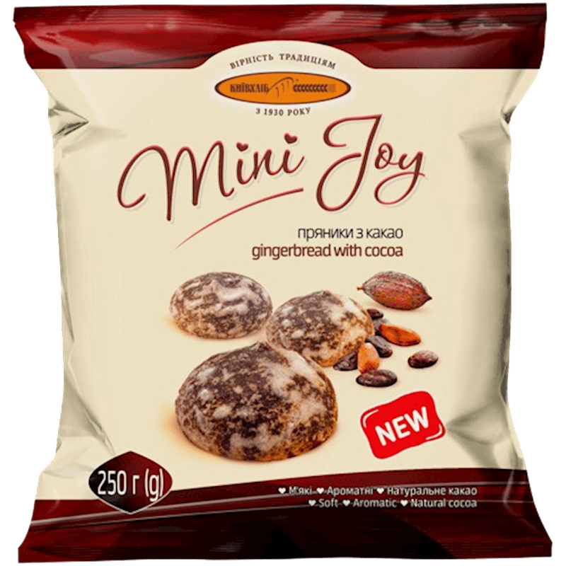 GINGERBREAD W/COCOA FLAVOR 250GR MINI JOY