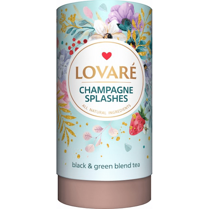 LOVARE TEA  SPLASHES OF CHAMPAGNE  TUBE 80G