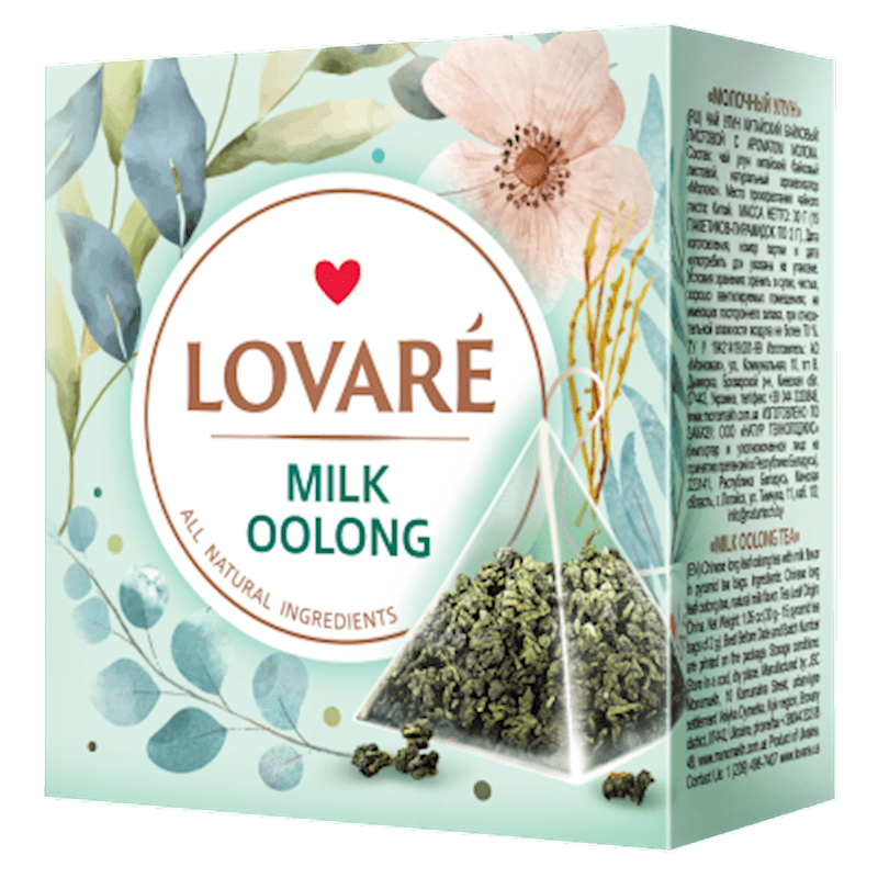 LOVARE TEA  MILK OOLONG  PYRAMIDS 30G