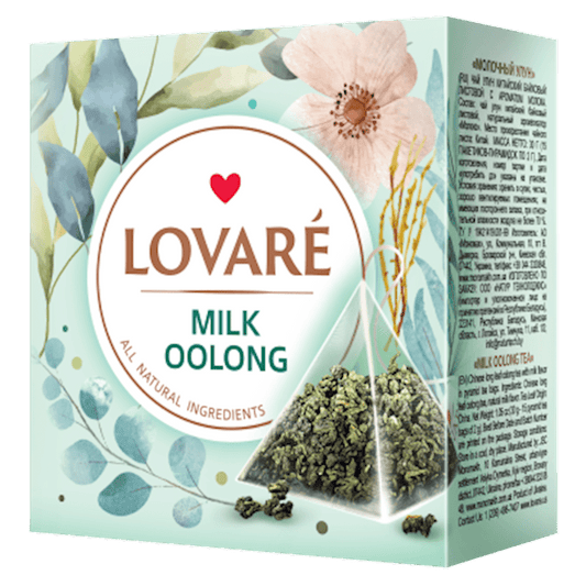 LOVARE TEA  MILK OOLONG  PYRAMIDS 30G