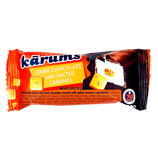 KARUMS CHEESE BAR "POPPY SEEDS & PLOMBIR", LITHUANIA, 45G