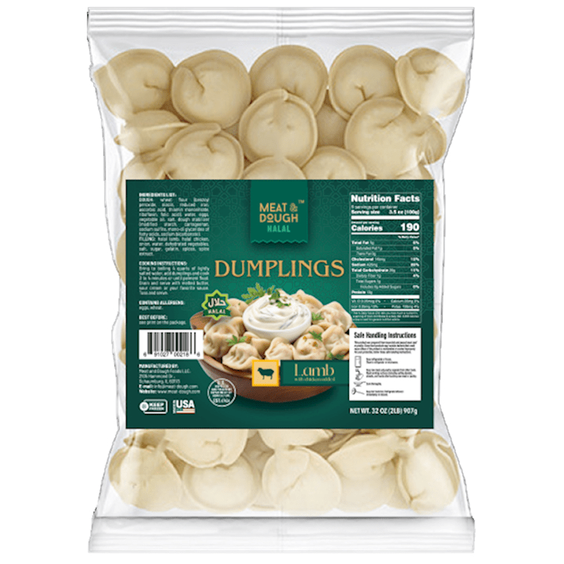 M&D DUMPLINGS Lamb HALAL 2Lb