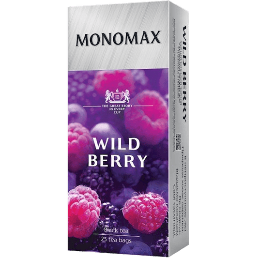 MONOMAX TEA BLACK "WILD BERRY"  25 TB