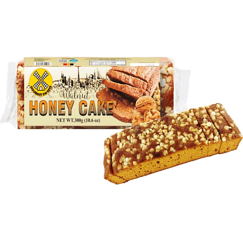 HONEY CAKE W WALNUTS 300G GOURMET SWEETS