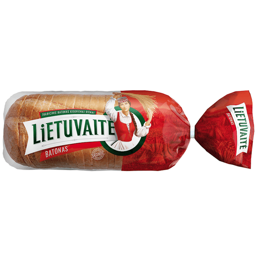 BREAD WHEAT BIG  LIETUVAITE  (SLICED) 350G VILNIAUS DUONA