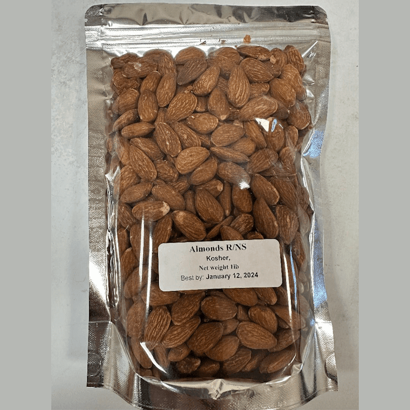 ALMONDS ROASTED N/S 1LB