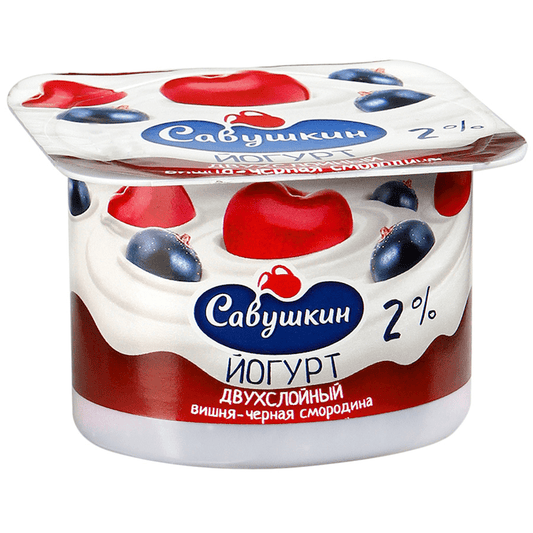 SAVUSHKIN CURD DESSERT CHERRY 3.5% 120GR