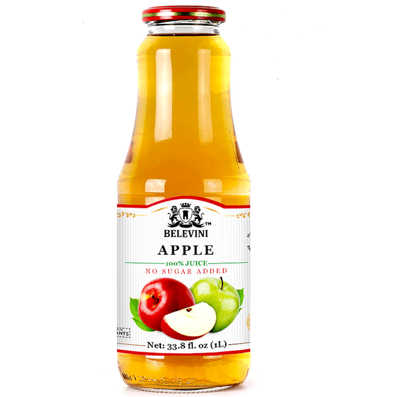 BELEVINI APPLE 100% JUICE (NO SUGAR ADDED) 1L