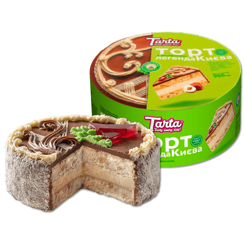 TARTA CAKE  LEGENDS OF KIEV  W/HAZELNUTS 900G