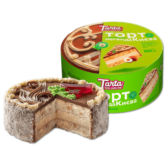 TARTA CAKE  LEGENDS OF KIEV  W/HAZELNUTS 900G