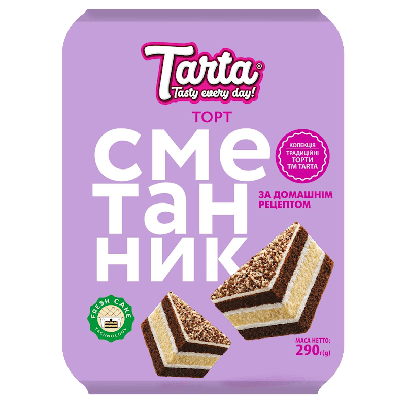 TARTA CAKE SMETANNIK 290G