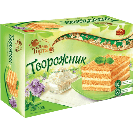 CHEREMUSHKI CAKE TVOROZHNIK CHEESE & YOGURT 400GR