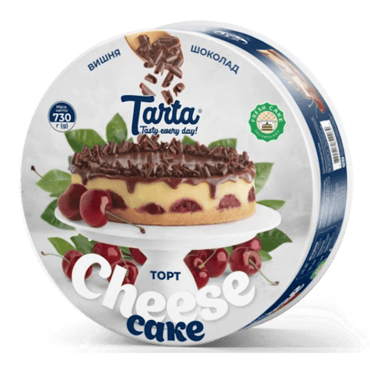 TARTA CHEESECAKE CHERRY-CHOCOLATE 730G