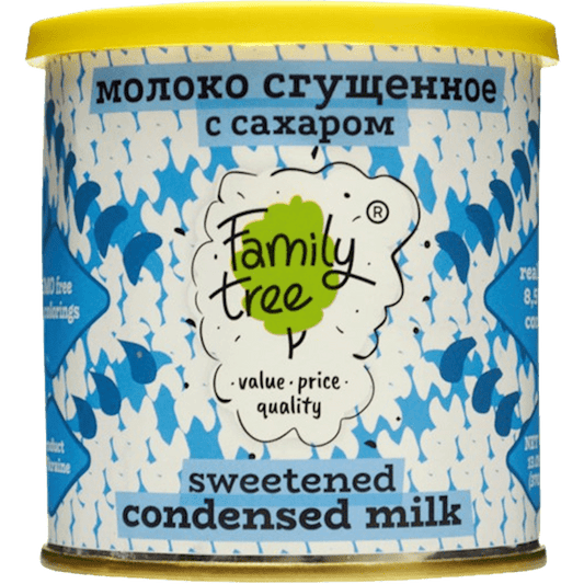 CONDENSED MILK WITH SUGAR 370GR FAMILY TREE