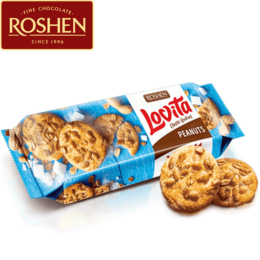 COOKIES LOVITA -CLASSIC W/PEANUTS 150g.