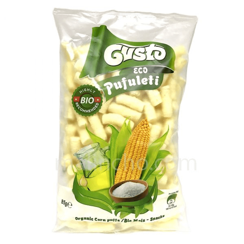 CORN PUFFED STICKS ORGANIK 85 GR