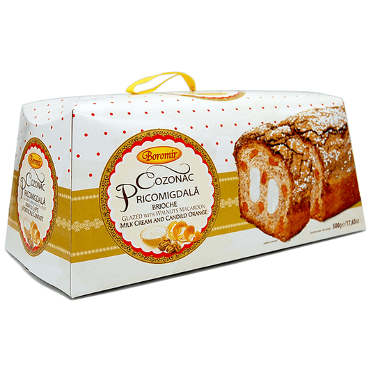 BOROMIR COZONAC w/ Candied ORANGE PEEL and MILK CREAM 500g