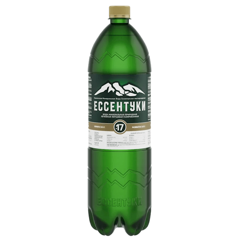 ESSENTUKI CARBONATED MINERAL WATER 1 LT