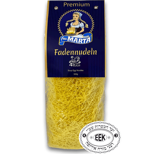 EXTRA FINE EGG SOUP NOODLES FADENNUDELN, 500G, FRAU MARTA