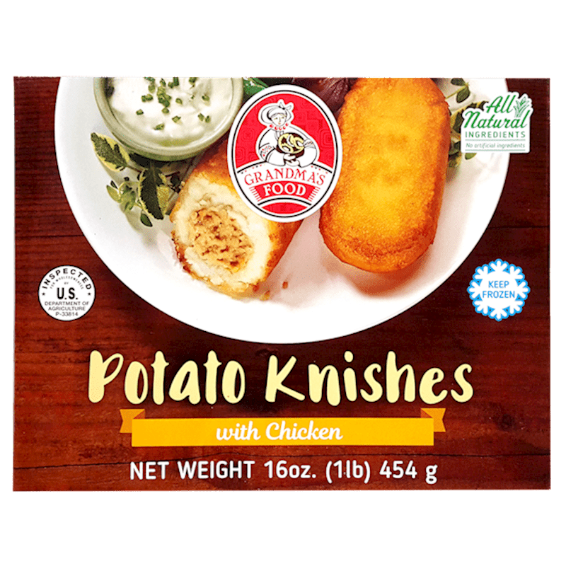 GRANDMA'S POTATO KNISHES WITH CHICKEN, USA, 1LB – IFD Market