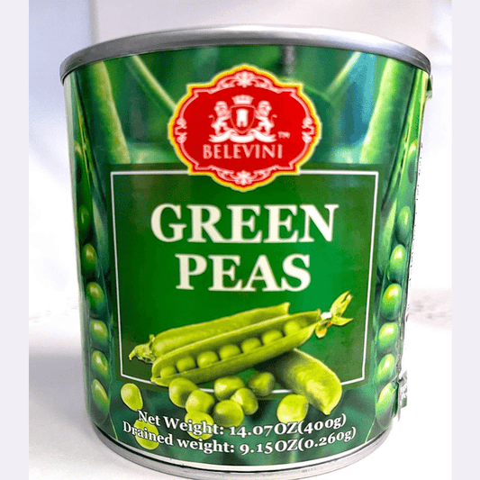 GREEN PEAS BELEVINI CANNED 400GR.