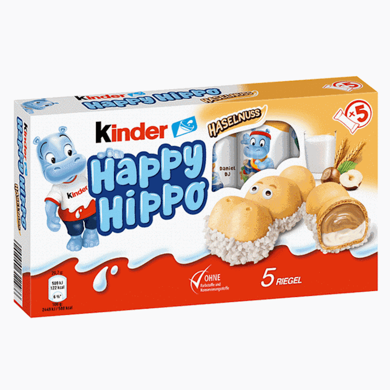 HAPPY HIPPO KINDER 103 GR