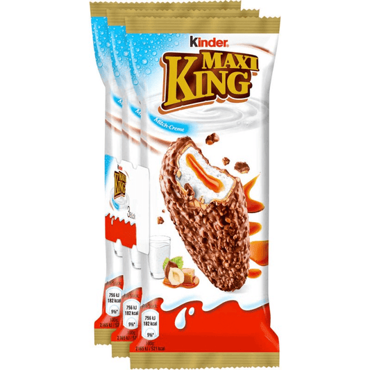 KINDER - BATON MAXI KING (CRISPY WAFER FILLED W/ CARMEL CREAM 1.24OZ) /35G *MUST BE REFRIGERATED*