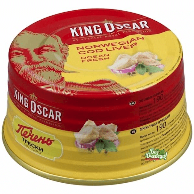 KING OSCAR COD LIVER 190GR.