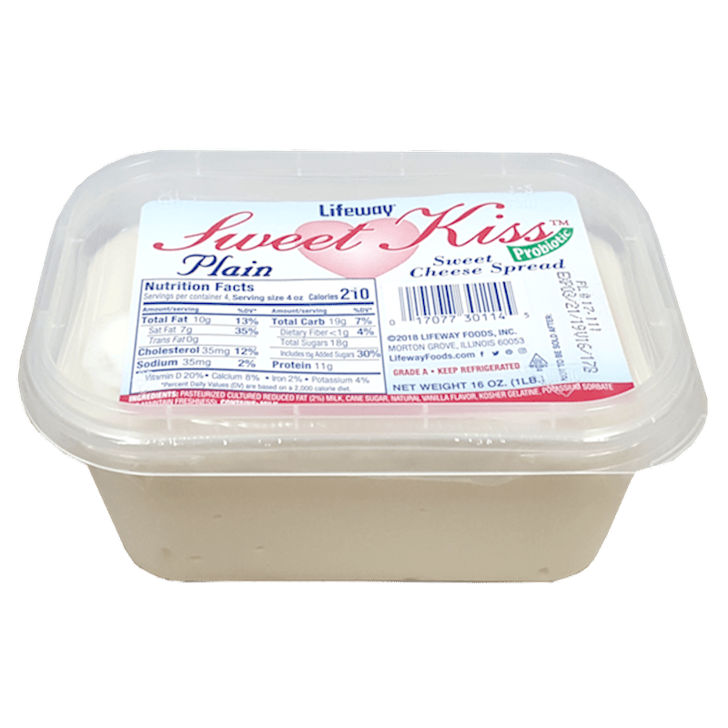 LIFEWAY FARMER'S CHEESE SWEET KISS PLAIN, USA, 16OZ