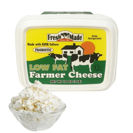 FRESH MADE LOW FAT FARMER CHEESE 1% FAT 16 OZ