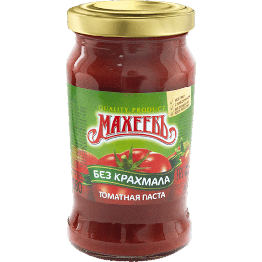 MAHEEV TOMATO PASTE  HOME STYLE GLASS , 180G