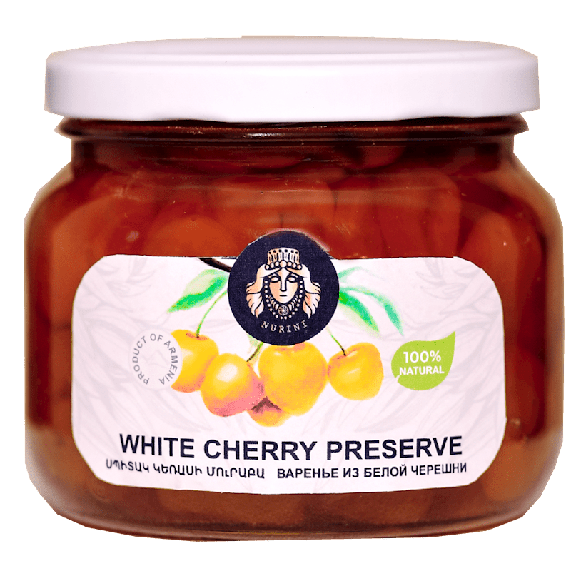 PRESERVE  WHITE CHERRY 440G NURINI