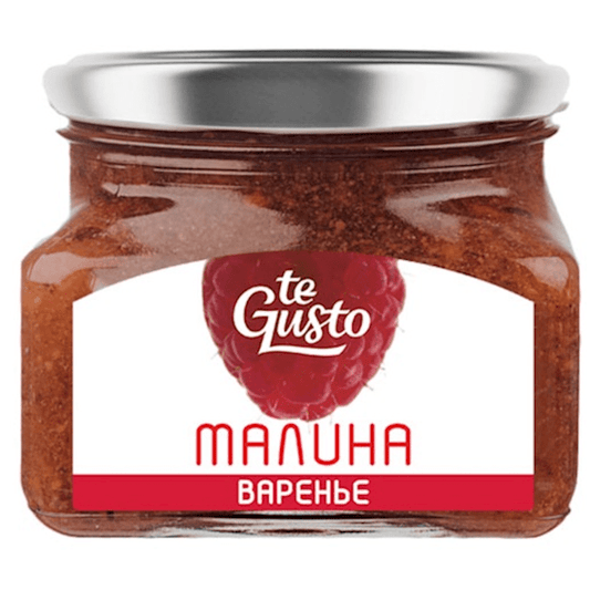 RASPBERRY PRESERVE 430GR  TE GUSTO