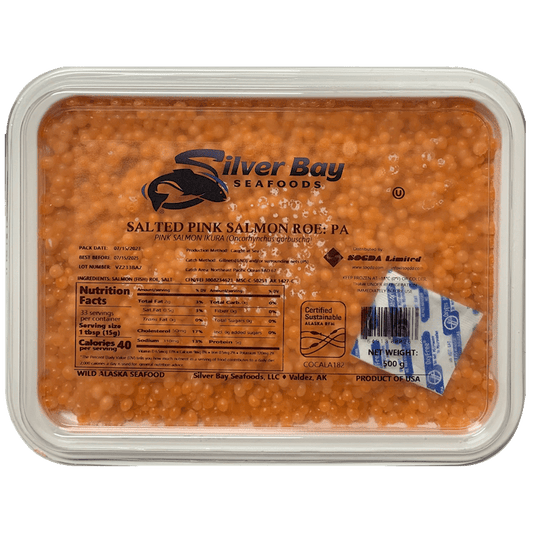 SILVER BAY PINK SALMON CAVIAR PA, USA, 500G