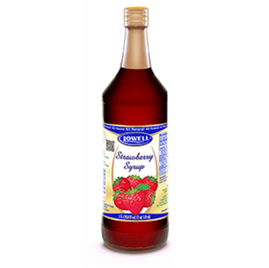 STRAWBERRY SYRUP 1L LOWELL FOOD