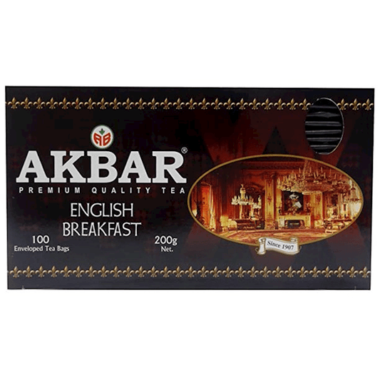 TEA AKBAR BLACK ENGLISH BREAKFAST (20X2GR) SRI-LANKA