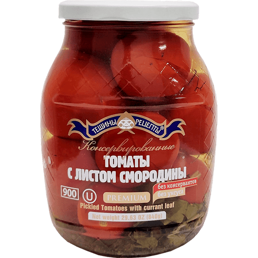 TOMATOES WITH CURRANT LEAF KOSHER 900 GR