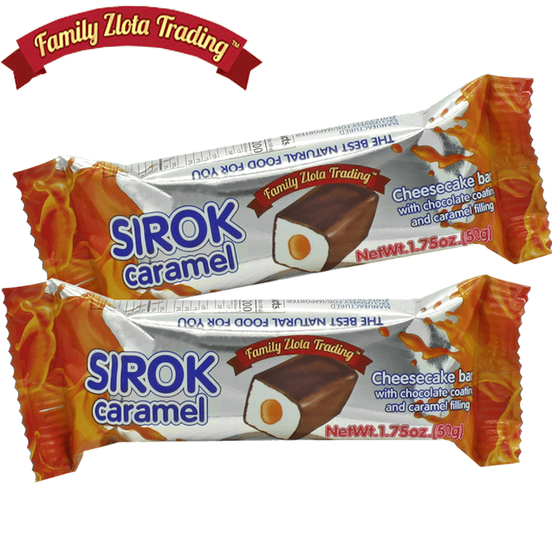 SIROK CHEESEBAR GLAZED CARAMEL 50GR