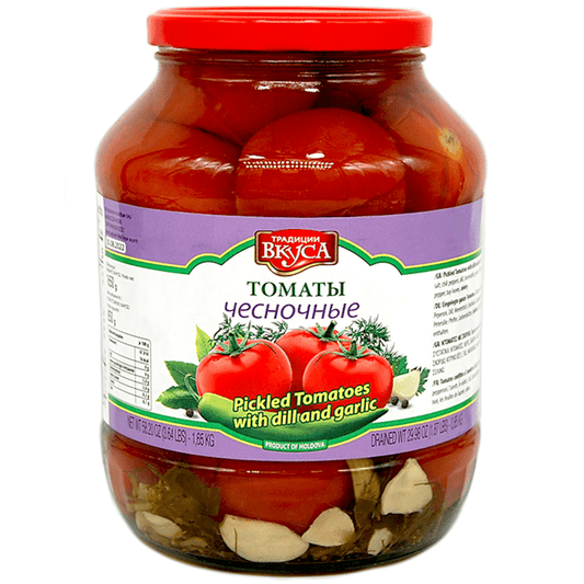 TRADICII VKUSA TOMATOES w/garlic (preserved) 1.7L