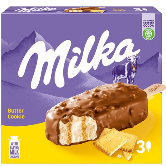 MILKA ICE CREAM  BUTTER COOKIE , GERMANY, 8*3X66G