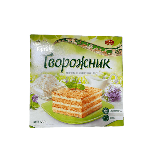 CHEREMUSHKI CAKE TVOROZHNIK CHEESE AND YOGURT  630GR