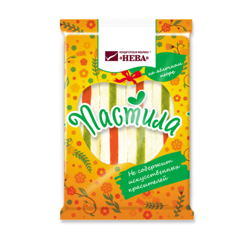 PASTILA VANILLA TWO LAYERS W/MARMELADE 240GR NEVA