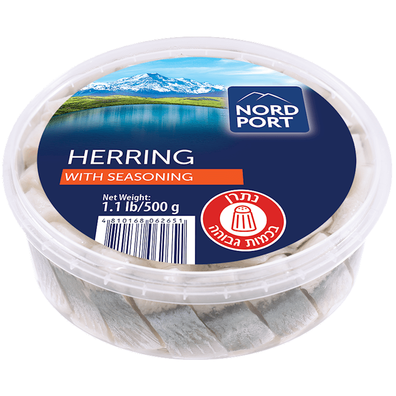 NORD PORT ATLANTIC HERRING PIECES ORIGINAL WITH SPICES 500G/1.1LB