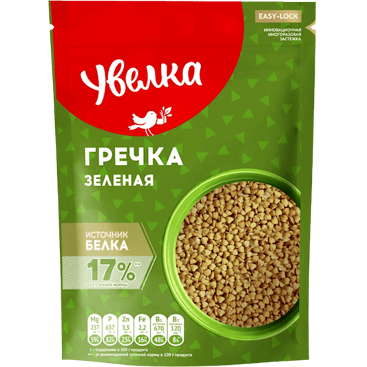 UVELKA Buckwheat Green , Russia, 450g