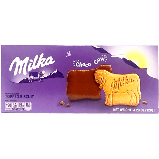 MILKA Biscuit Milk Chocolate Glazed  Choco Cow , Poland,  120g