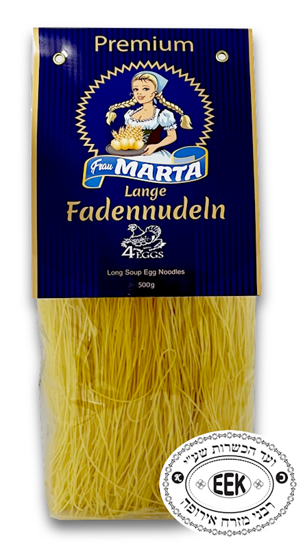 MARTA LONG FINE EGG NOODLES LANGE FADENNUDELN 500G FRAU