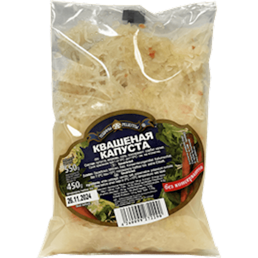 Tescheni Recepti Sauerkraut in BAG 550 gr  REFRIGERATED